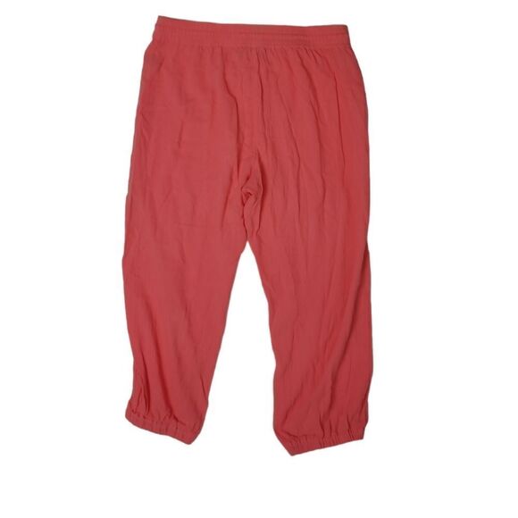 AERIE‎ relaxed fit pull on coral gauze jogger pants XXL - Picture 3 of 10